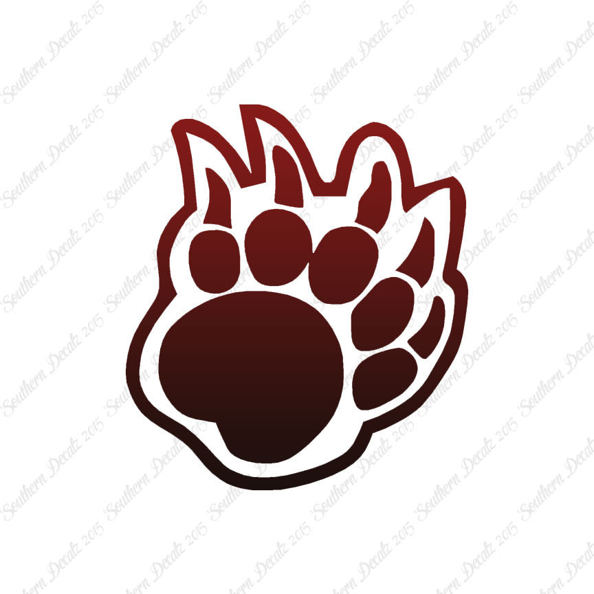 Bear Claw Paw Print
