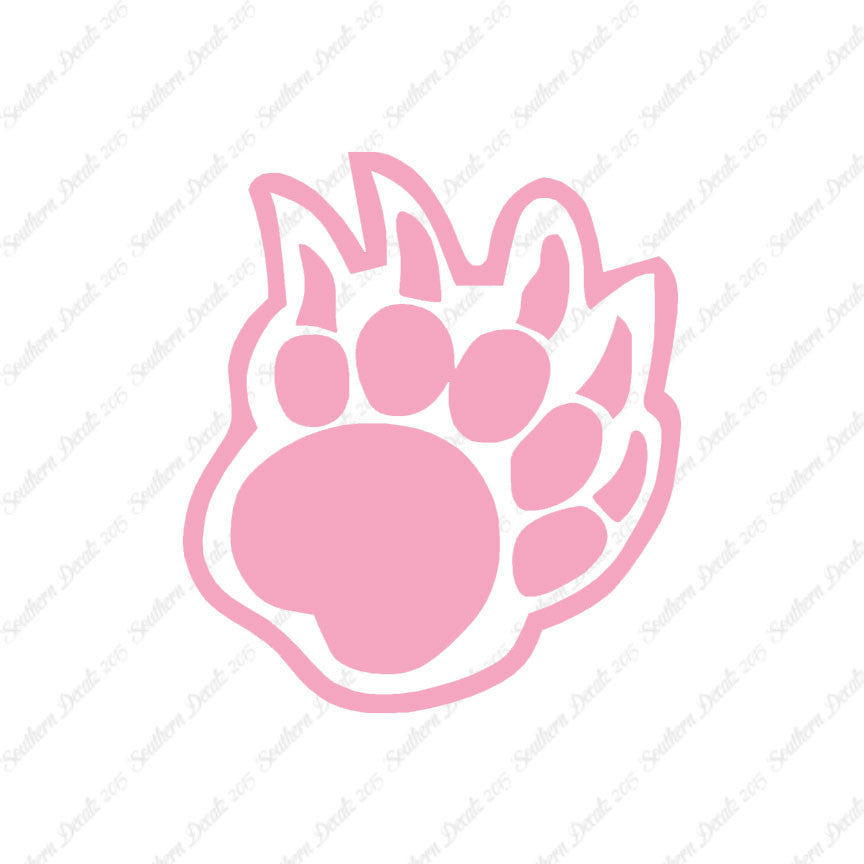Bear Claw Paw Print