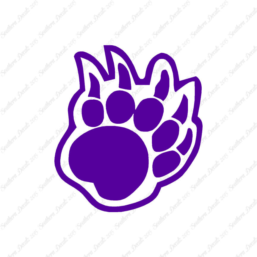 Bear Claw Paw Print