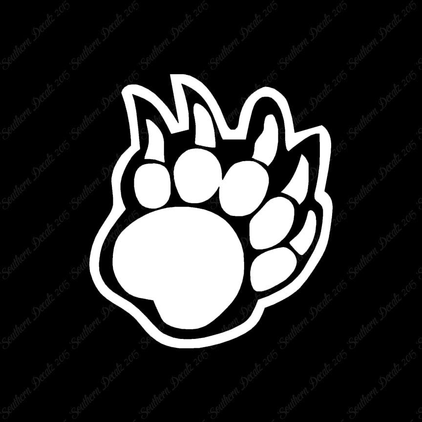 Bear Claw Paw Print