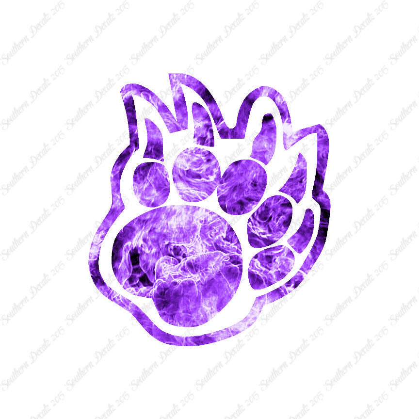 Bear Claw Paw Print