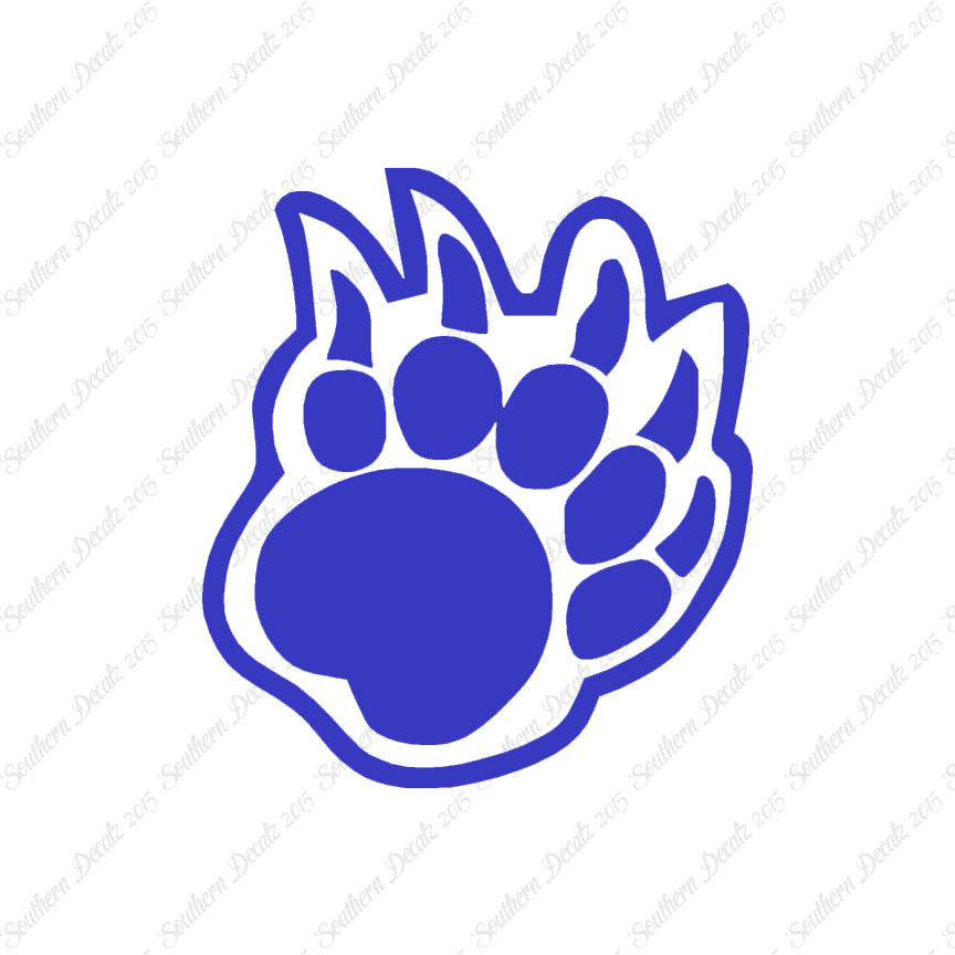 Bear Claw Paw Print