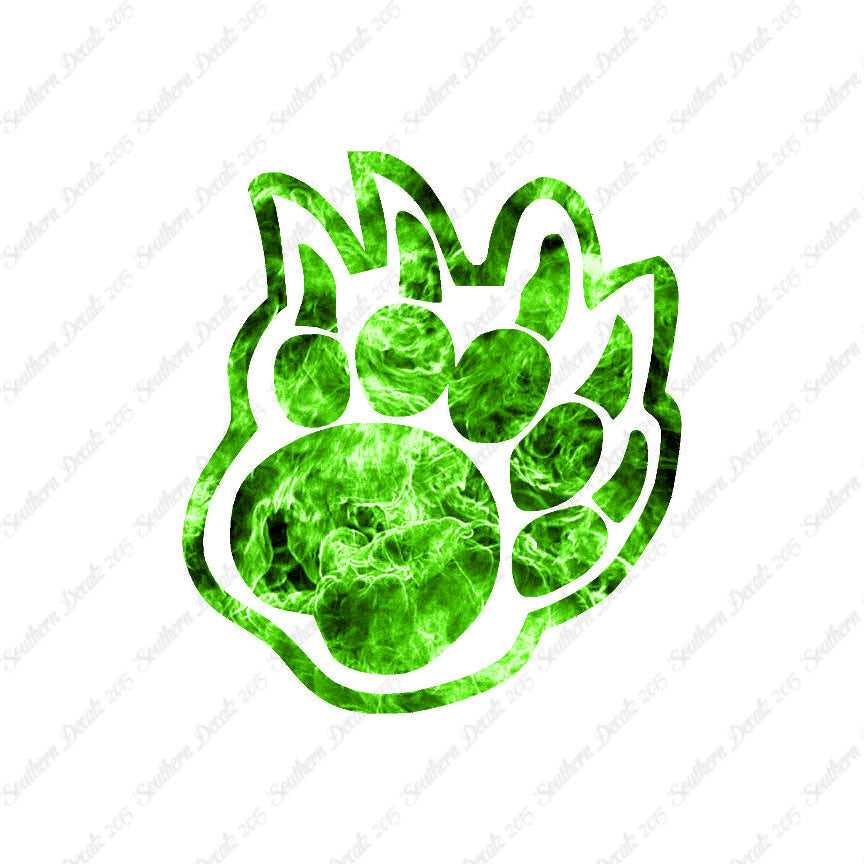 Bear Claw Paw Print