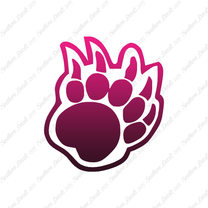 Bear Claw Paw Print