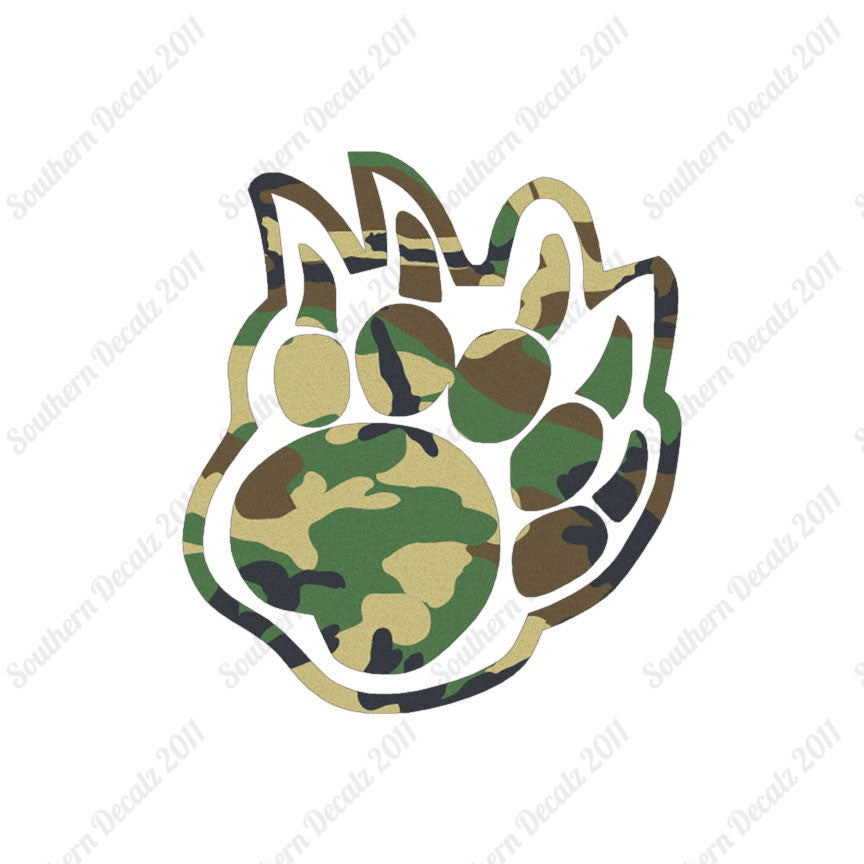 Bear Claw Paw Print