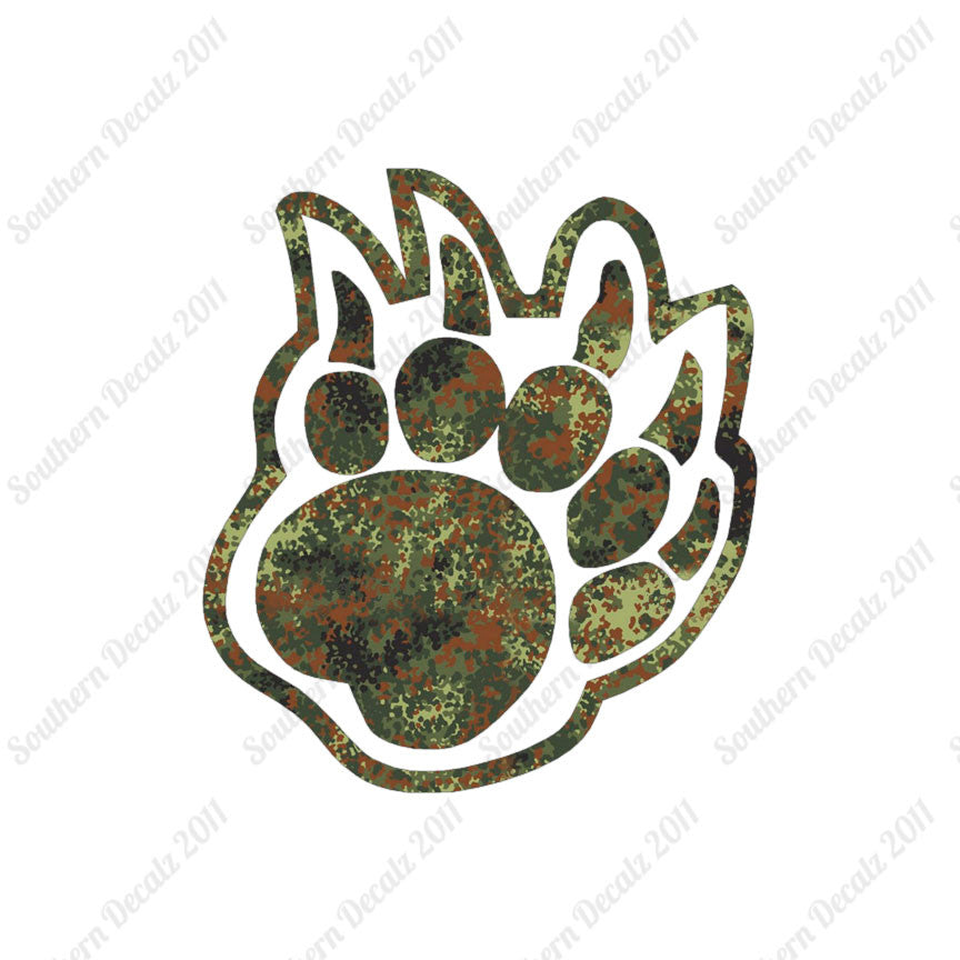 Bear Claw Paw Print