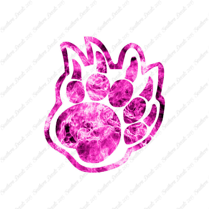 Bear Claw Paw Print