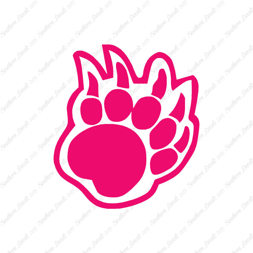 Bear Claw Paw Print