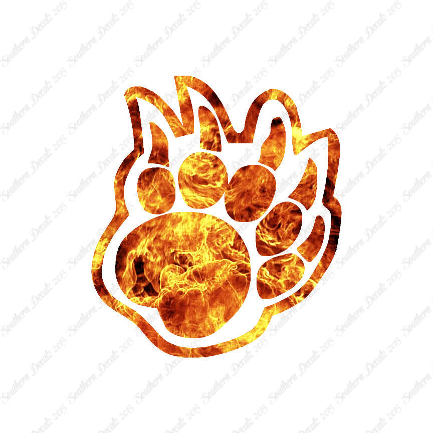 Bear Claw Paw Print