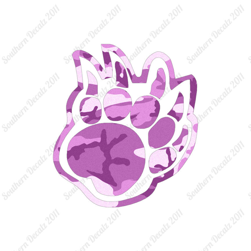 Bear Claw Paw Print