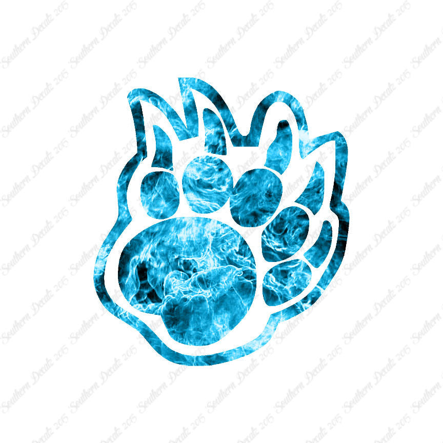 Bear Claw Paw Print