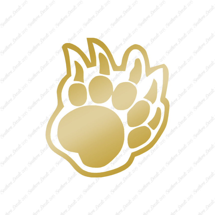 Bear Claw Paw Print
