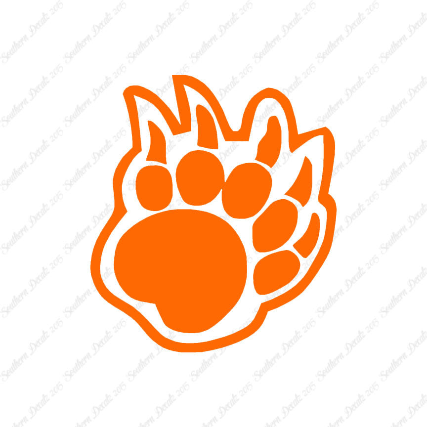 Bear Claw Paw Print
