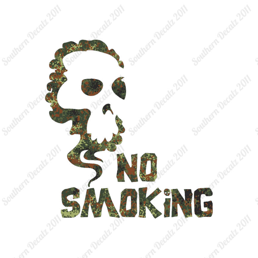 No Smoking Death Skull