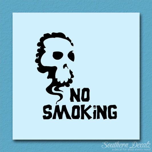 No Smoking Death Skull
