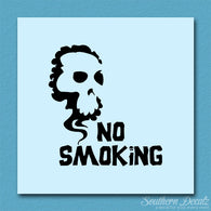 No Smoking Death Skull