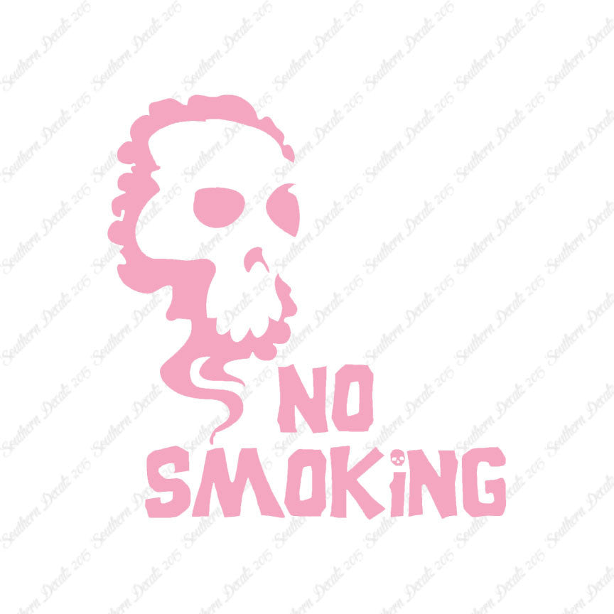 No Smoking Death Skull