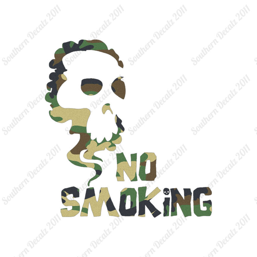 No Smoking Death Skull