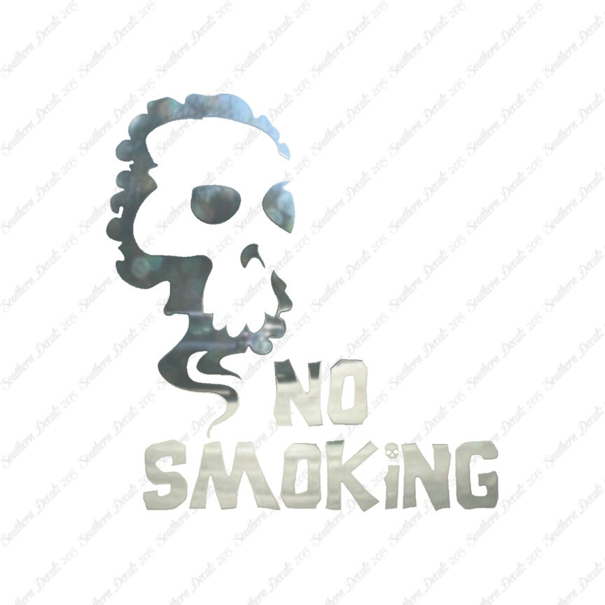 No Smoking Death Skull