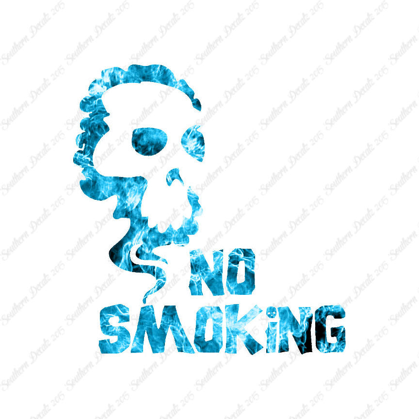 No Smoking Death Skull