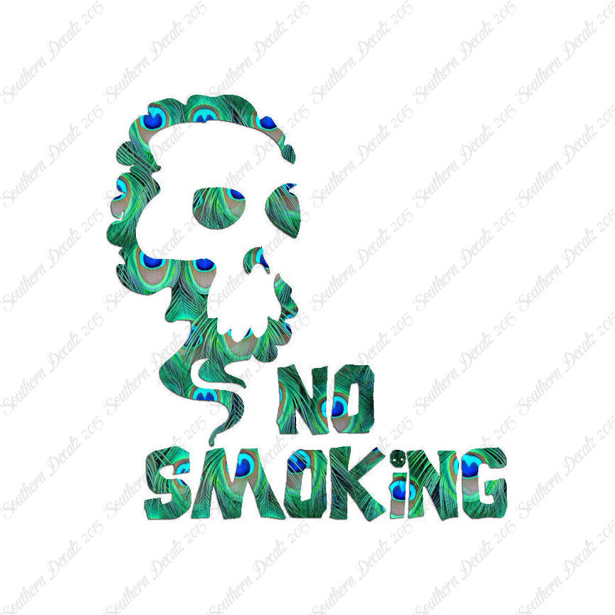 No Smoking Death Skull