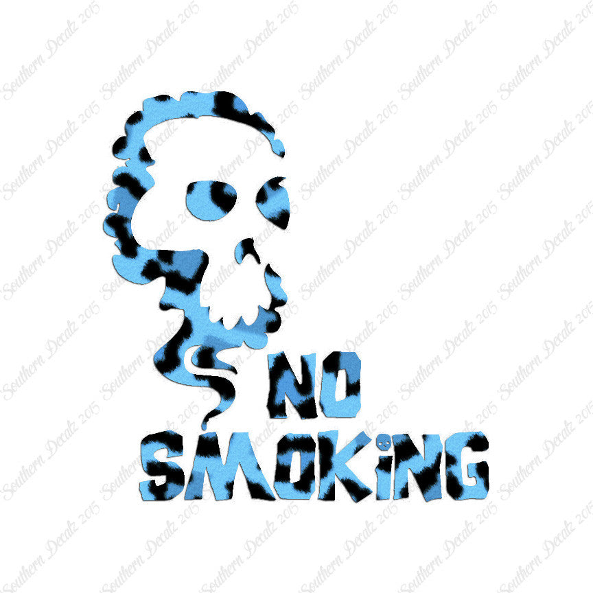 No Smoking Death Skull