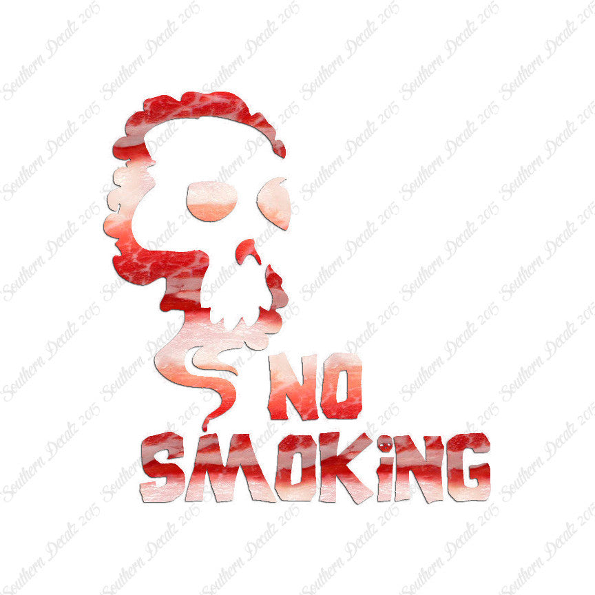 No Smoking Death Skull