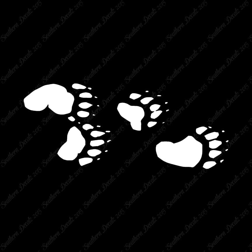 Bear Tracks Paw Print