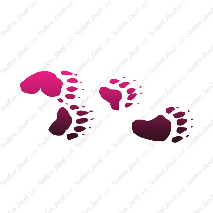 Bear Tracks Paw Print