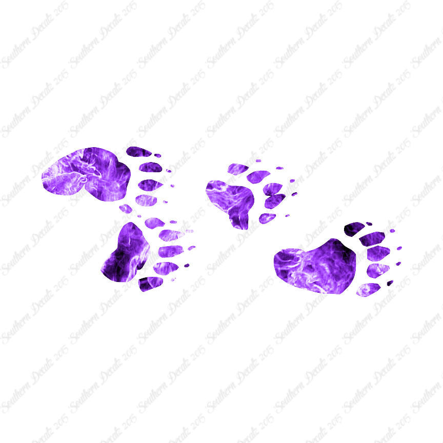 Bear Tracks Paw Print