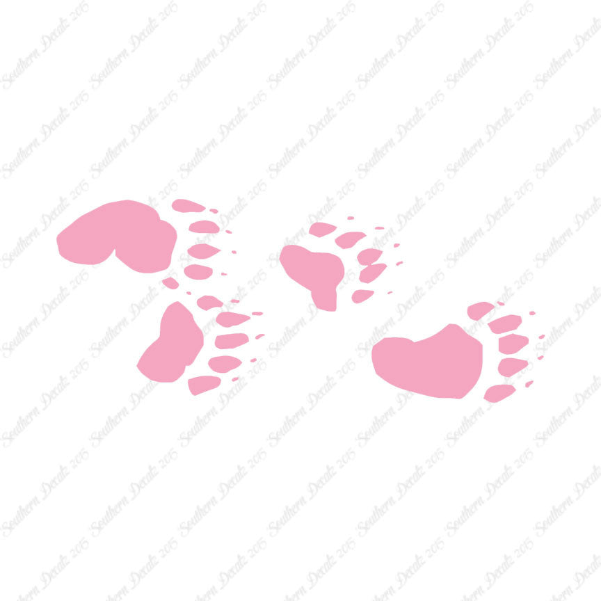 Bear Tracks Paw Print
