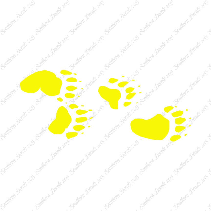 Bear Tracks Paw Print