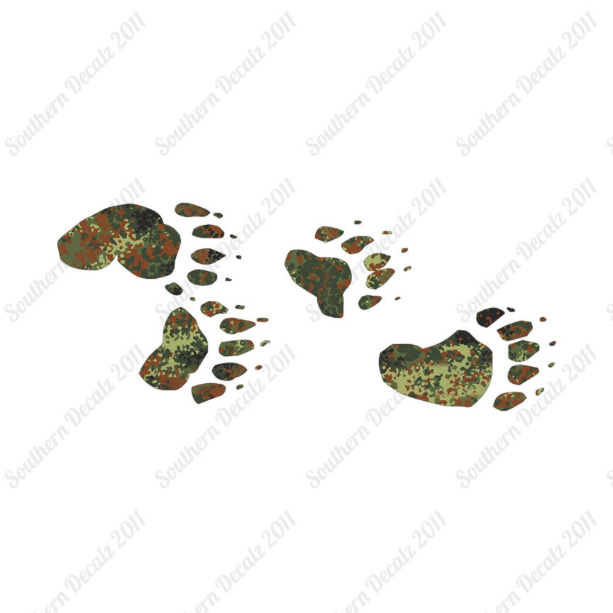 Bear Tracks Paw Print