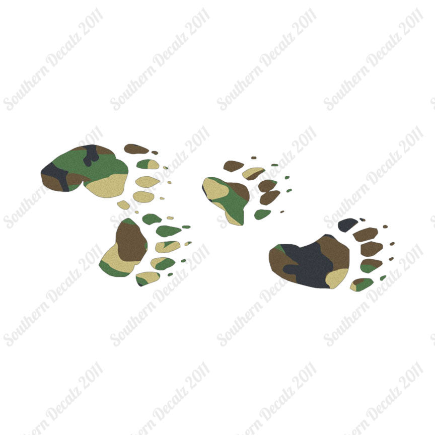 Bear Tracks Paw Print