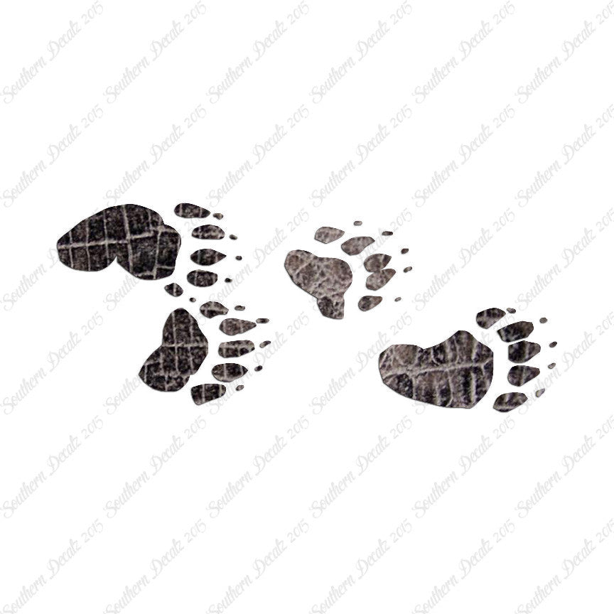 Bear Tracks Paw Print