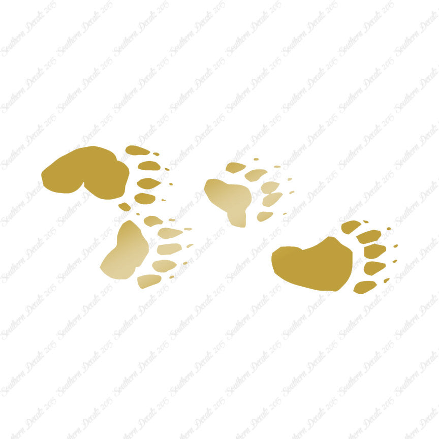 Bear Tracks Paw Print