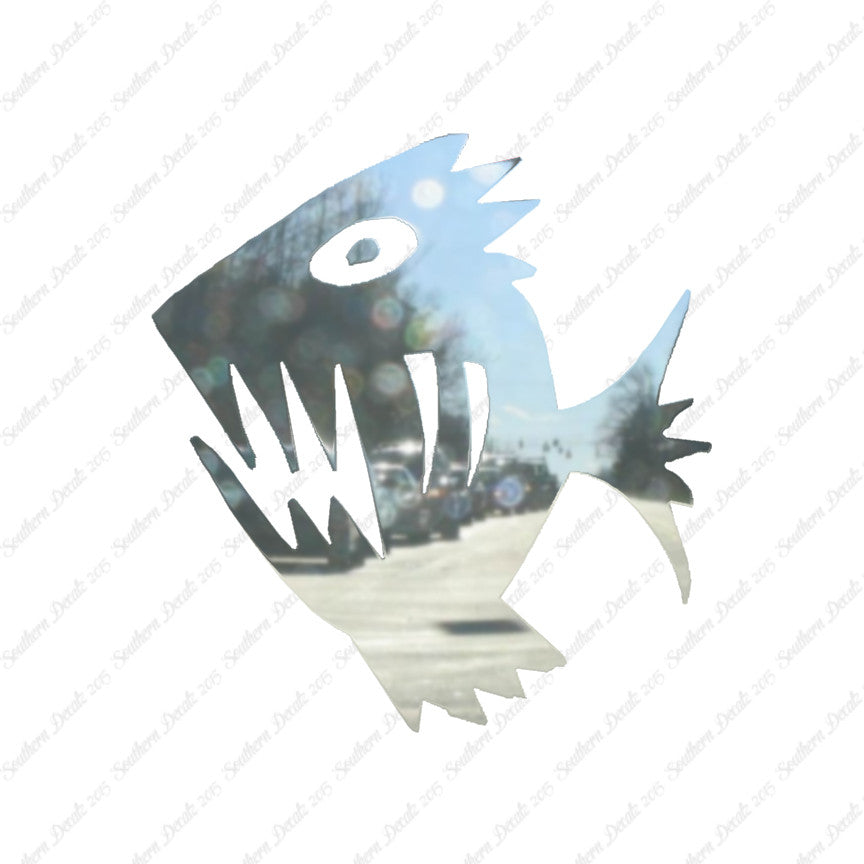 Piranha Fish Art Scary