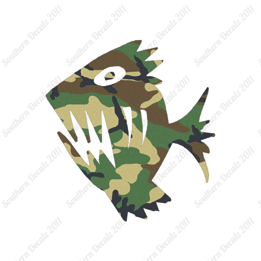 Piranha Fish Art Scary