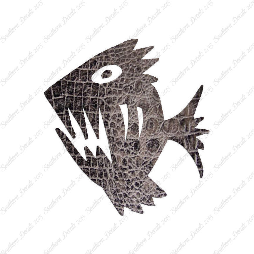 Piranha Fish Art Scary