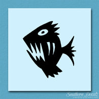 Piranha Fish Art Scary