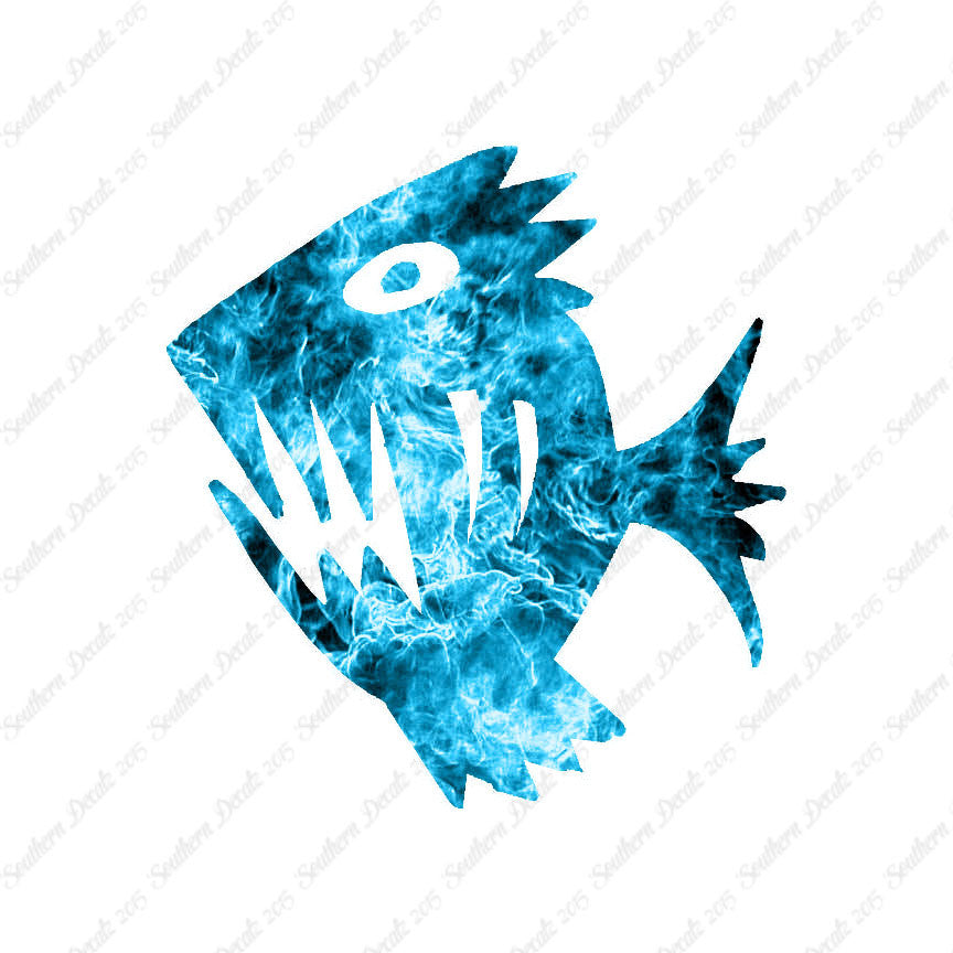 Piranha Fish Art Scary