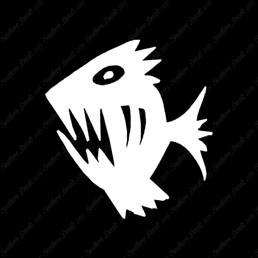 Piranha Fish Art Scary