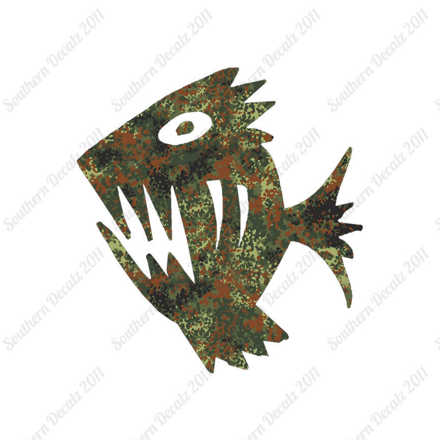 Piranha Fish Art Scary