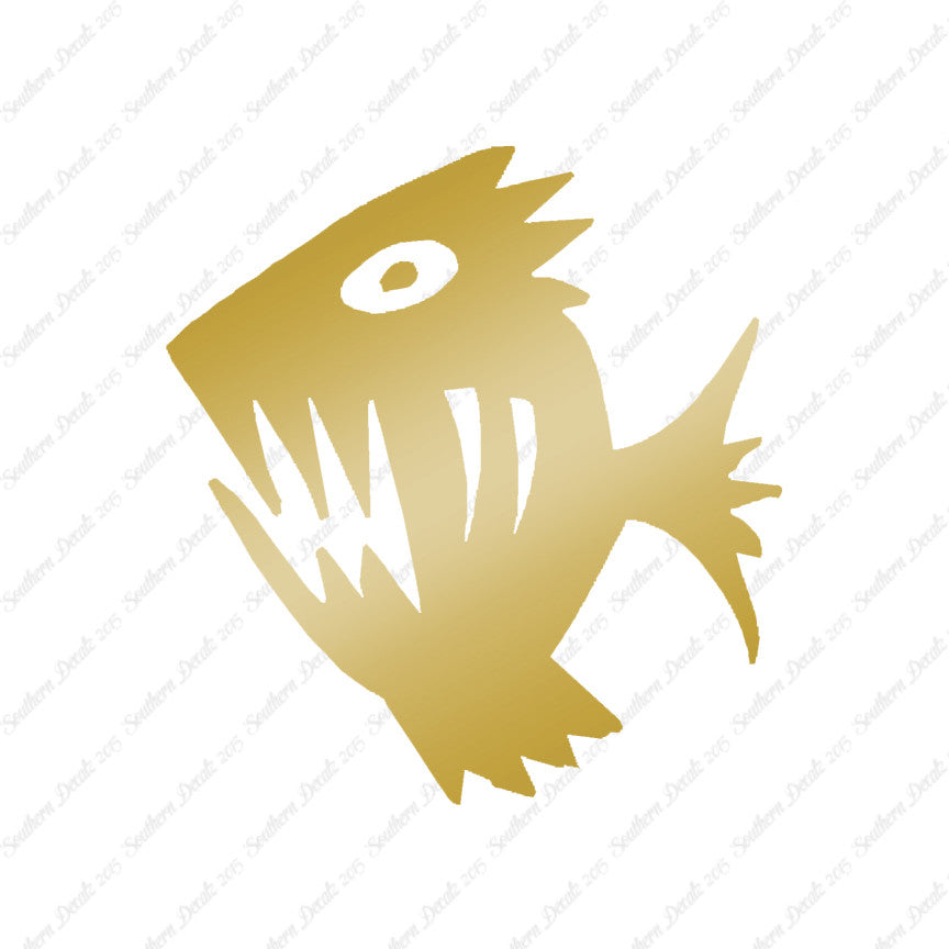 Piranha Fish Art Scary