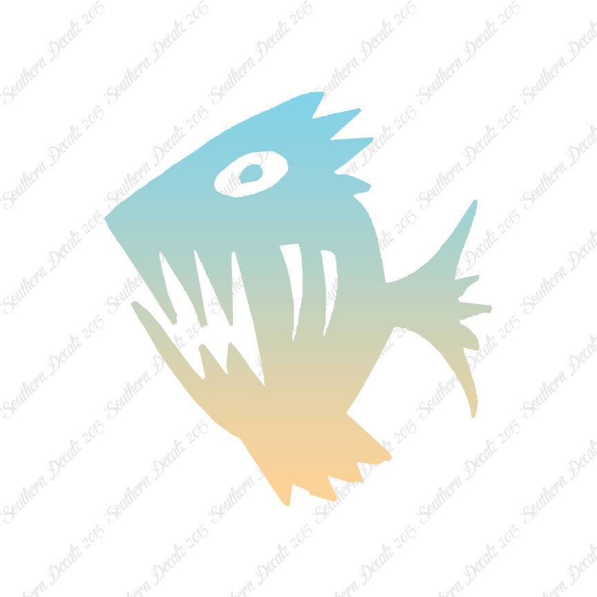Piranha Fish Art Scary