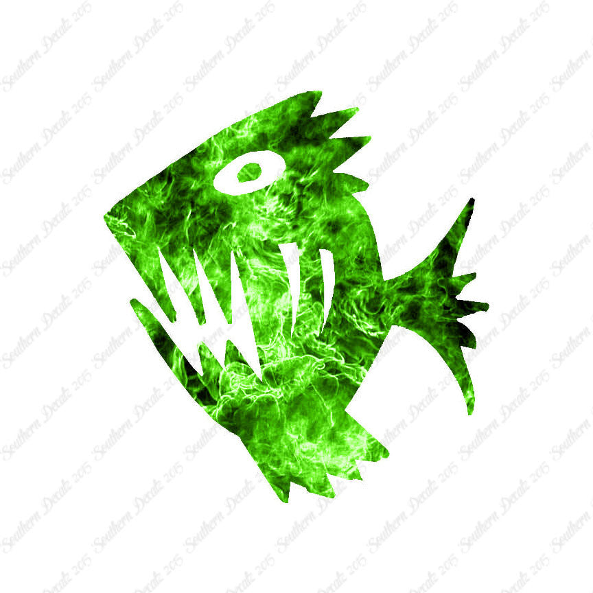 Piranha Fish Art Scary