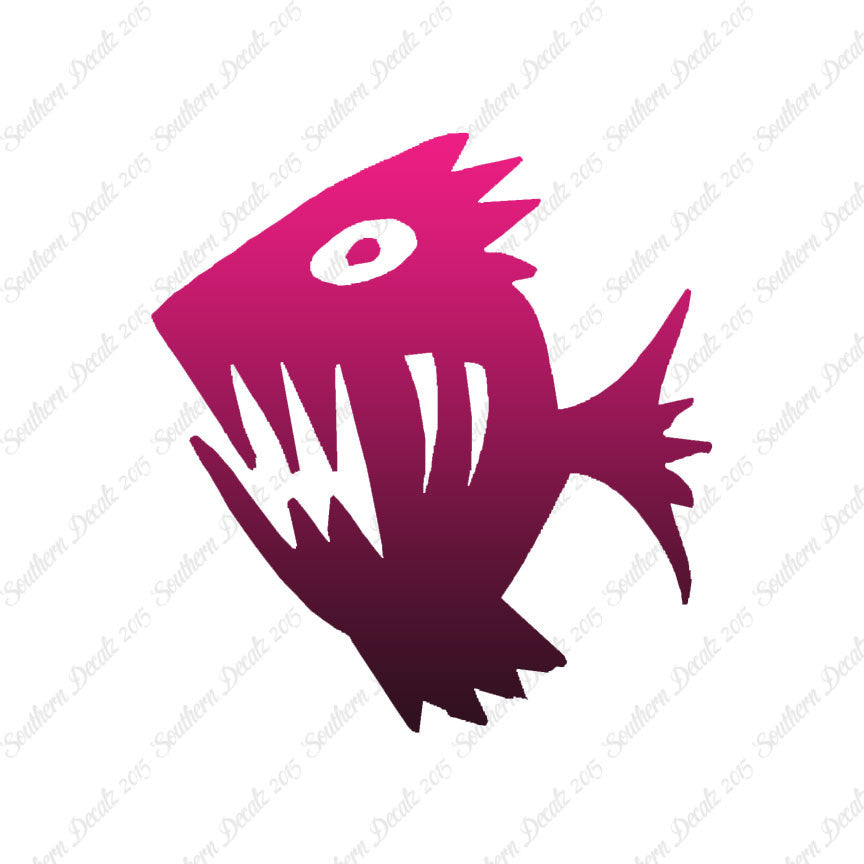 Piranha Fish Art Scary