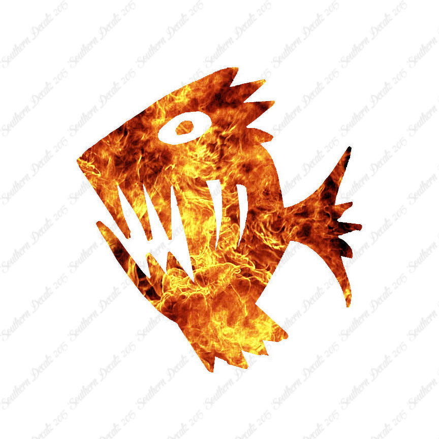 Piranha Fish Art Scary