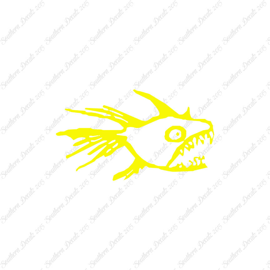 Piranha Fish Art