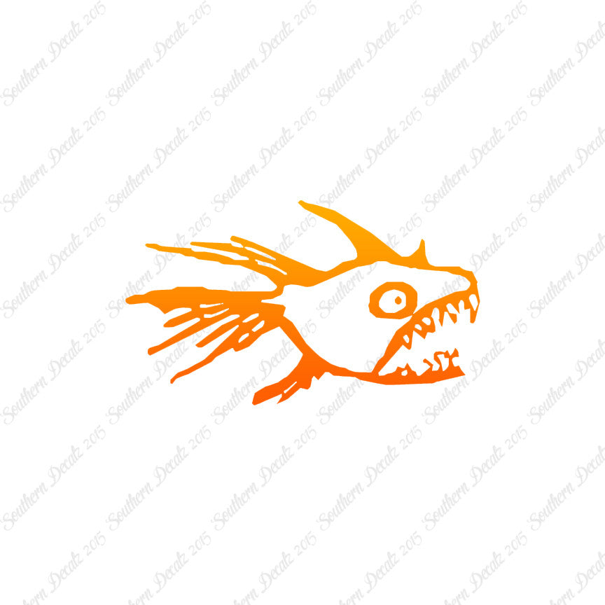 Piranha Fish Art